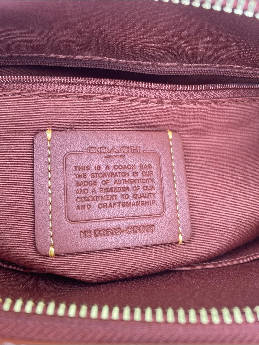 Coach Laurel Tan Leather Shoulder Bag with Gold Hardware